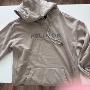 Peloton Beige Knit Hoodie